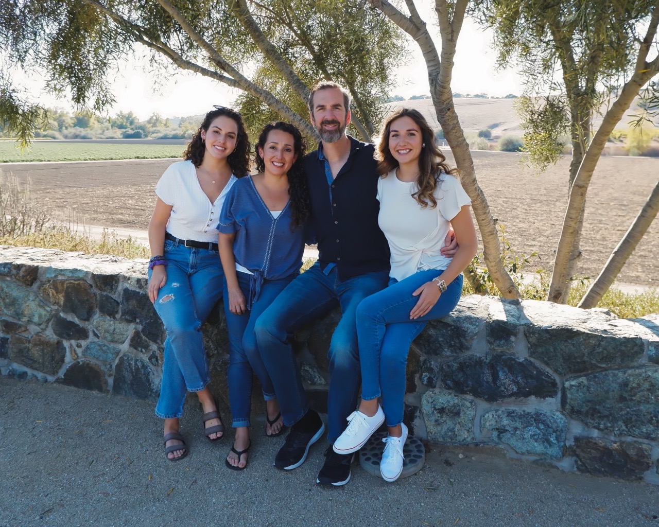 Team building begins at home. A picture of Jeff and his family